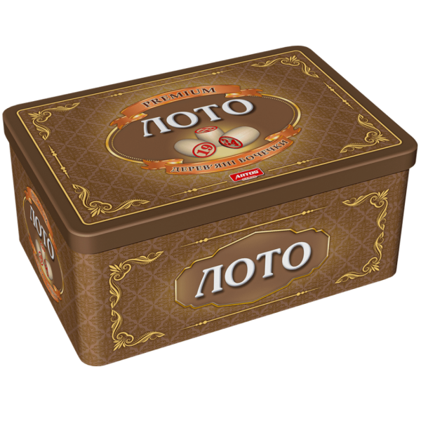 Настольная игра "Лото" (банка XL) 1212ATS Настольная игра "Лото" (банка XL) 1212ATS