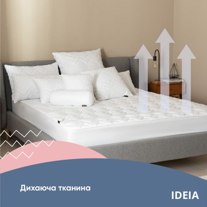 Наматрацник NORDIC COMFORT LUXE ТМ IDEIA з бортом по периметру 160х200х35 см