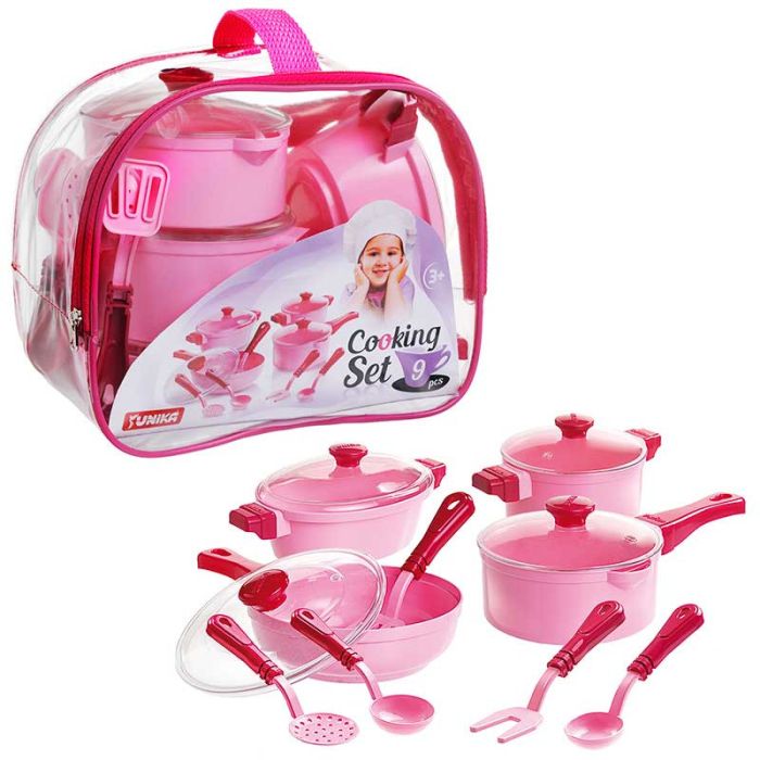 Игровой набор посуды Cooking Set Юника 71726, 9 предметов