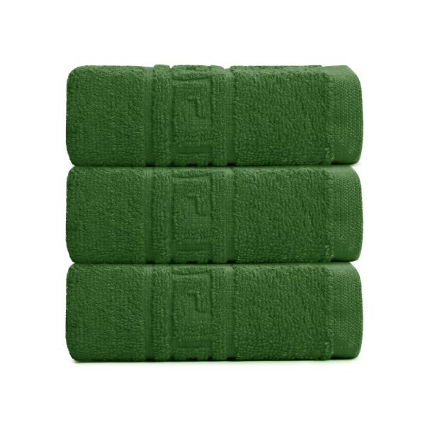 Рушник махровий Версаче 35х60 см олива