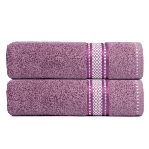 Рушник махровий бавовна Софія TM IDEIA 70х138 см фіолет