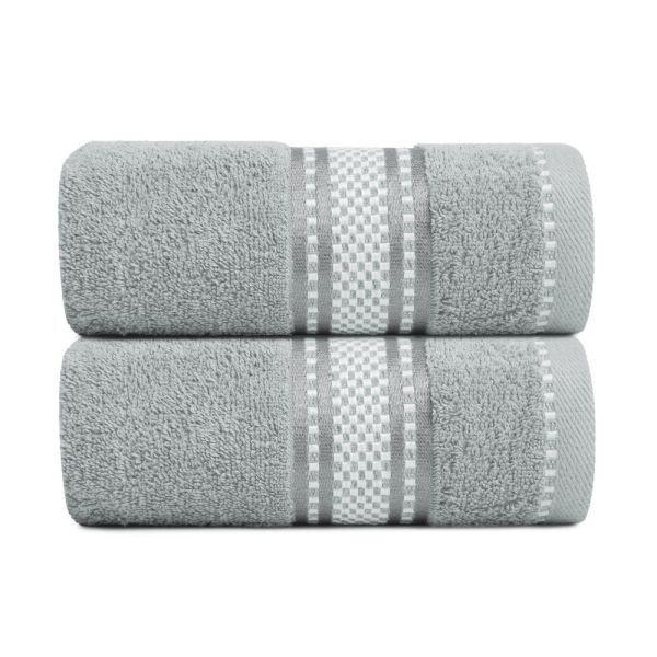 Рушник махровый бавовна София TM IDEIA 50х85 см сірий