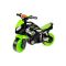 Каталка-беговел "Мотоцикл" ТехноК 5774TXK Чёрно-салатовый музыкальный