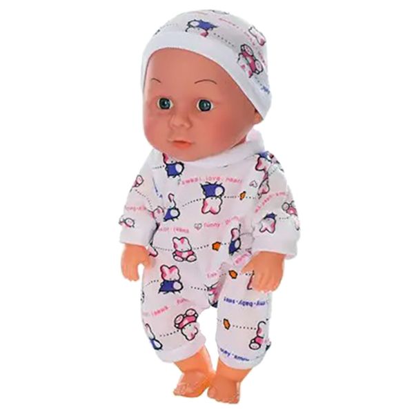 Кукла Пупс 9615-8 23см, ванночка 25 см (Белый)