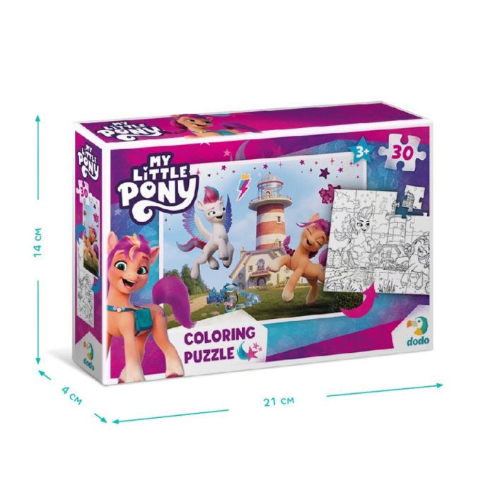 Детские Пазлы 2в1 My Little Pony "Волшебные Зипп и Санни" DoDo 200124 30 элементов