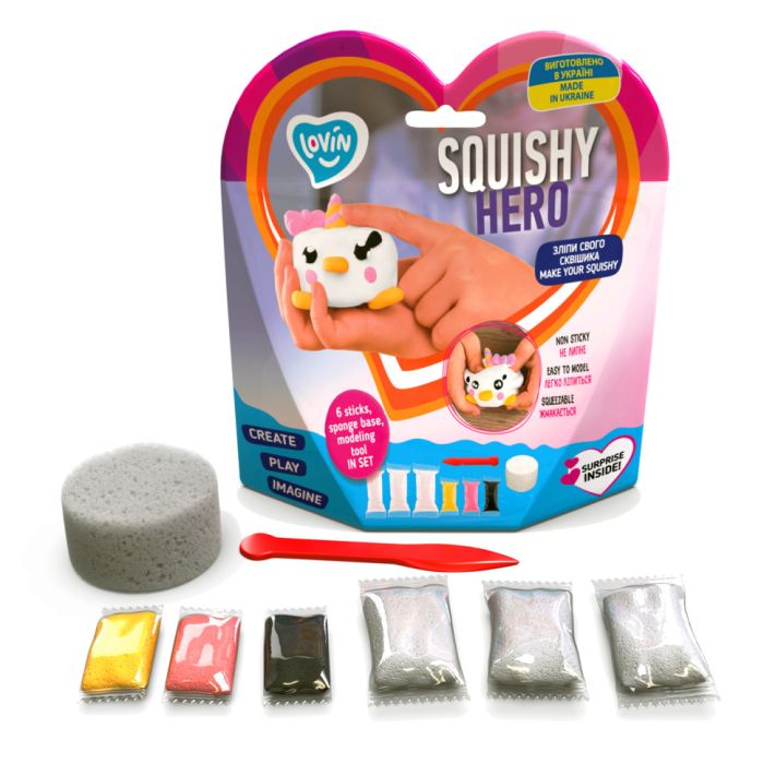 Набор для лепки с воздушным пластилином Squishy Teency-Weensy ТМ Lovin 70129