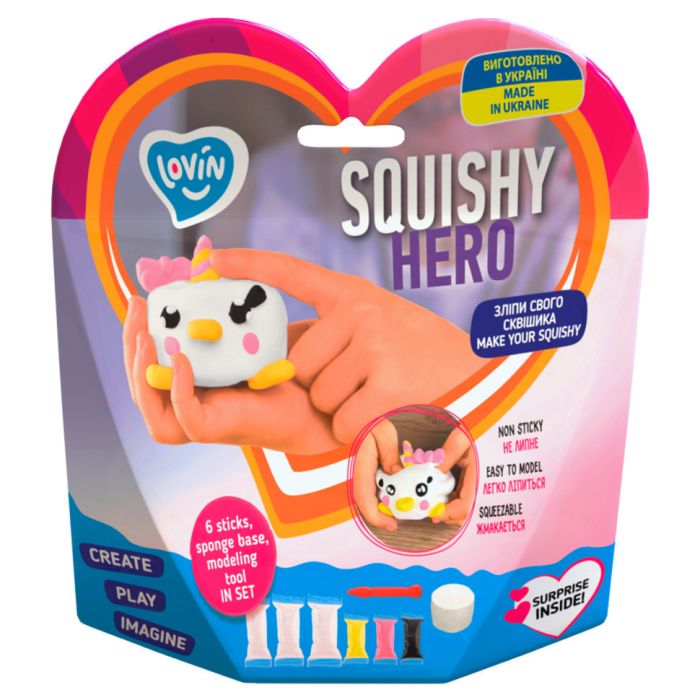 Набор для лепки с воздушным пластилином Squishy Teency-Weensy ТМ Lovin 70129