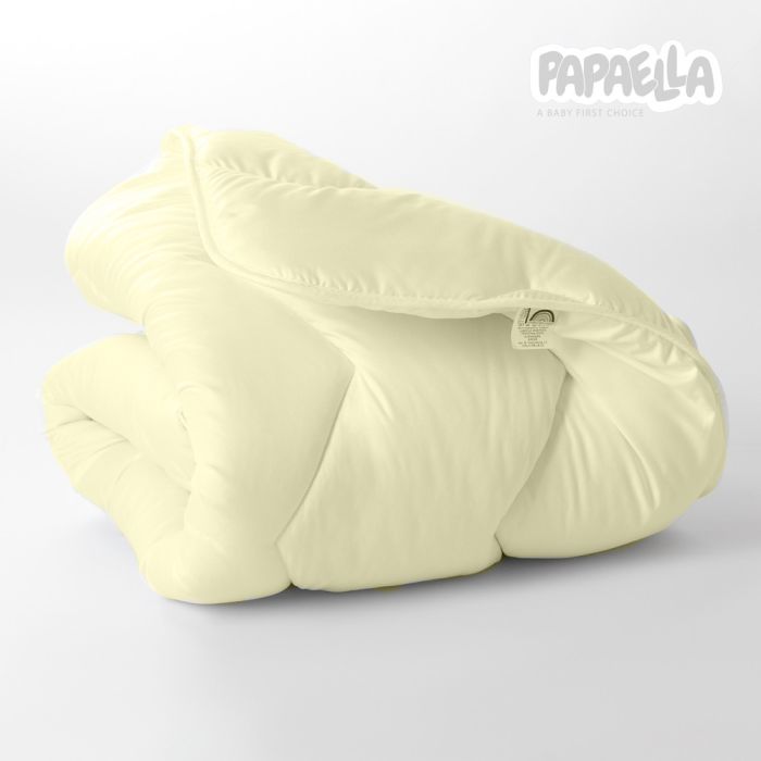 Ковдра дитяча в ліжечко Comfort ТM PAPAELLA 100х135 см зигзаг/молоко