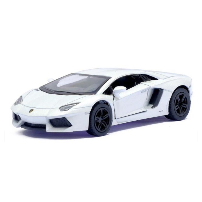 Автомодель легковая LAMBORGHINI AVENTADOR LP 700-4, 5'' KT5355W, 1:38 (Белый)