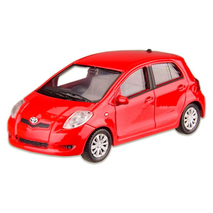 Машина металлическая TOYOTA YARIS "WELLY" 44003CW масштаб 1:43 (Красный)