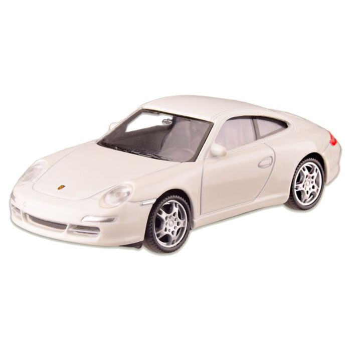 Машина металлическая PORSCHE 911 "WELLY" 44026CW масштаб 1:43     (Белый)