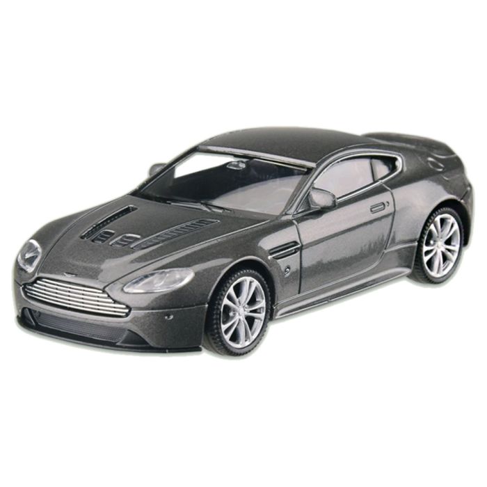 Машина металлическая ASTON MARTIN V12 VANTAGE "WELLY" 44035CW масштаб 1:43 (Серый)