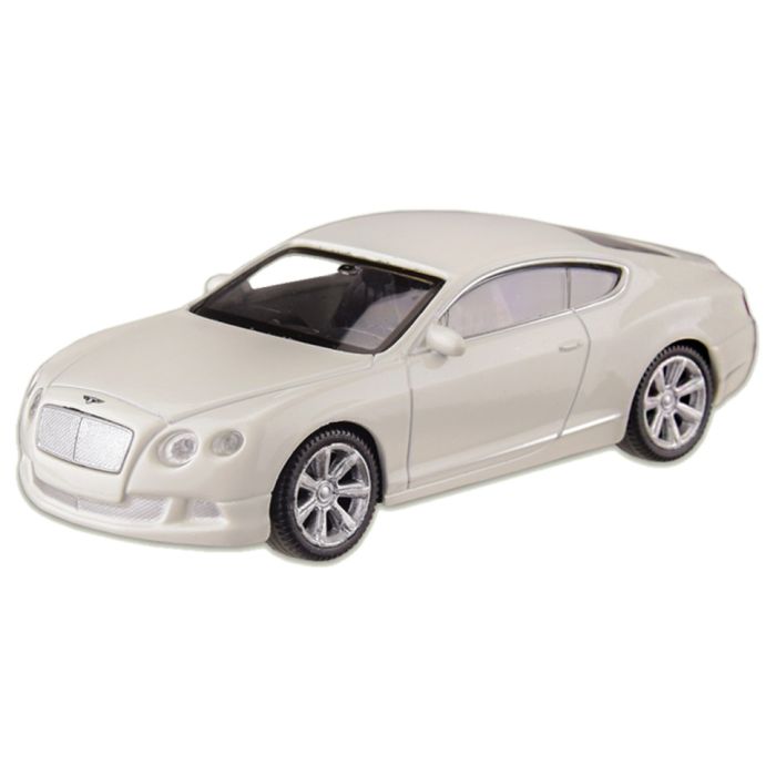 Машина металлическая BENTLEY CONTINENTAL GT "WELLY" 44036CW масштаб 1:43 (Белый)