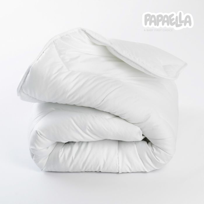 Ковдра дитяча в ліжечко Comfort ТM PAPAELLA 100х135 см зиґзаґ білий