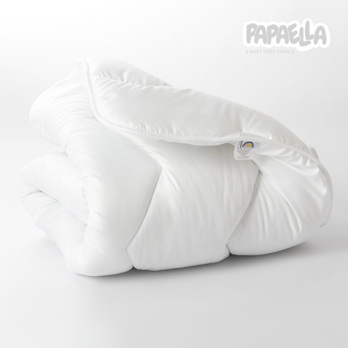 Ковдра дитяча в ліжечко Comfort ТM PAPAELLA 100х135 см зиґзаґ білий