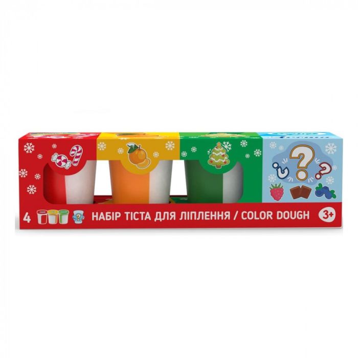 Набор теста для лепки "Aroma Dough 4 cups" TM Lovin 41201 в стаканчиках