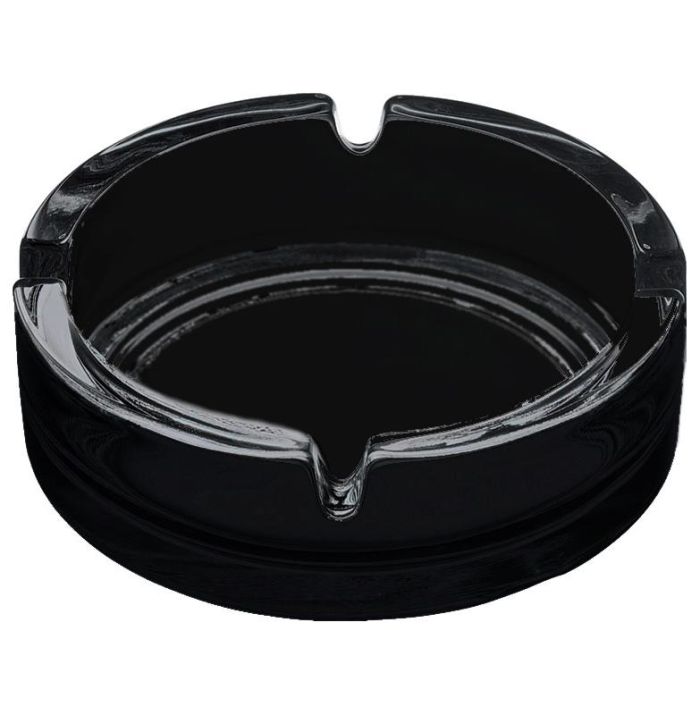 Набор пепельниц круглых Ashtray Black 107мм 2шт