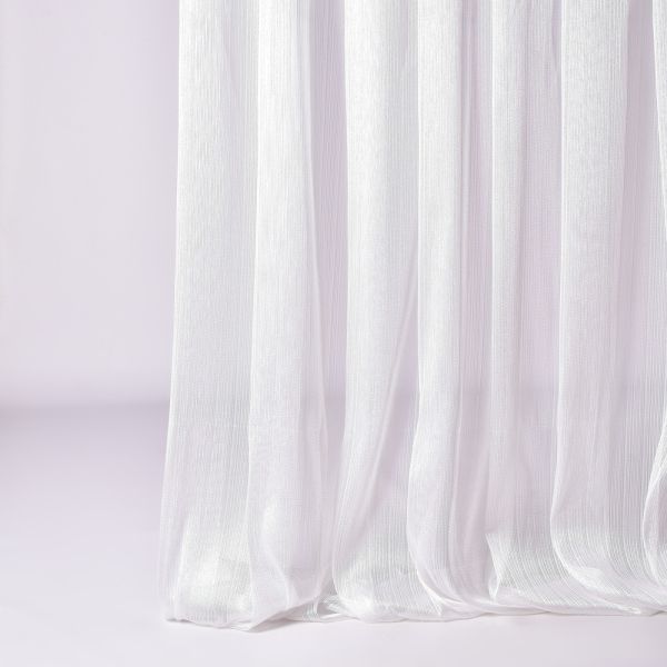 Тканина тюль сітка з люрексом Sprite V-102 молоко зелена