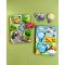 Деревянный пазл-вкладыш "Транспорт-1" Ubumblebees (ПСФ114) PSF114 фон с подсказкой