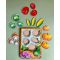Настольная развивающая игра "Корзина с овощами-2" Ubumblebees (ПСФ043) PSF043 сортер-вкладыш