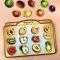 Деревянный пазл-вкладыш "Фрукты в разрезе" Ubumblebees (ПСД136) PSD136 сортер