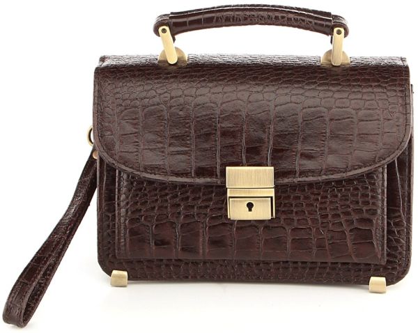 Барсетка SHVIGEL 00377 Коричневая