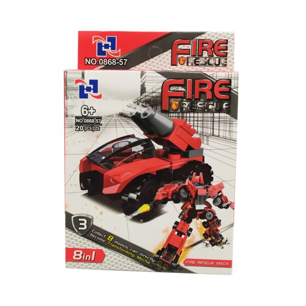 Детский конструктор  0868-57 пожарный транспорт (Вид 7)