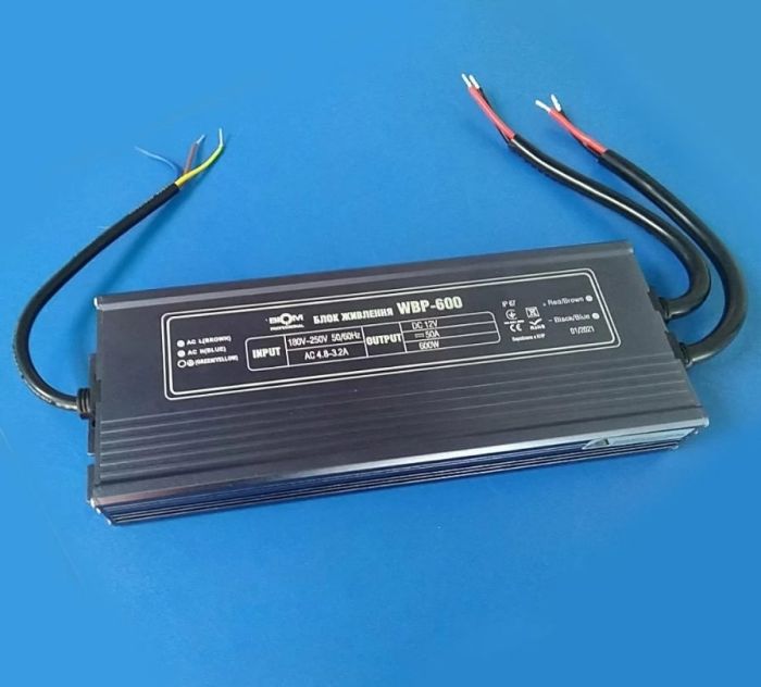 Блок питания Biom Professional 600W 12V 50A IP67 WBP-600