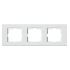 Рамка Horoz 3-на белая OVIVO GRANO