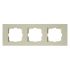 Рамка Horoz 3-на кремовая OVIVO GRANO