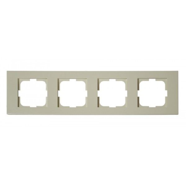 Рамка Horoz 4-на кремовая OVIVO GRANO
