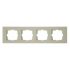 Рамка Horoz 4-на кремовая OVIVO GRANO
