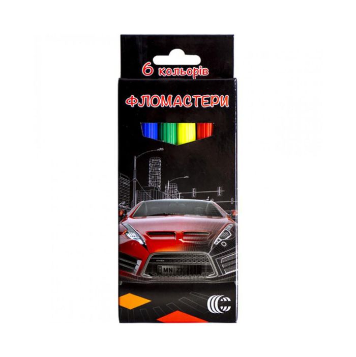 Детские Фломастеры "Картон" COLOR-IT 950-6 6 цветов