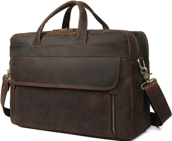 Сумка для ноутбука Vintage 14522 кожаная Коричневая Сумка для ноутбука Vintage 14522 кожаная Коричневая