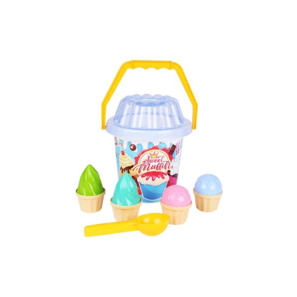 Детский набор "Sweet muffin" ТехноК 6382TXK для игры с песком (Голубой)