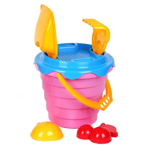 Игрушка "Набор песочный А" ТехноК 0489TXK 2 пасочки (Розовый)