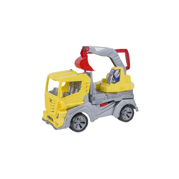 Детская машинка Экскаватор FS1 ORION 155OR с подвижным ковшом (Желтый)