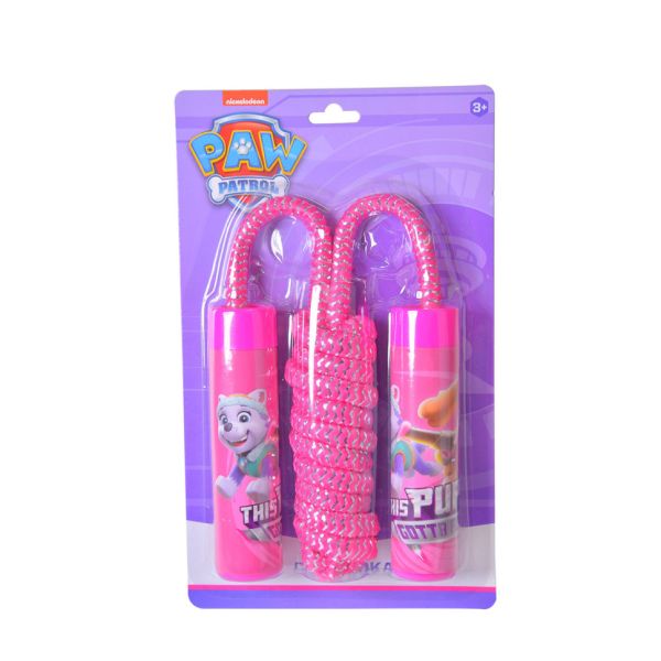 Скакалка детская "Щенячий патруль" Bambi LS1020 длина 2,2 м (Розовый)