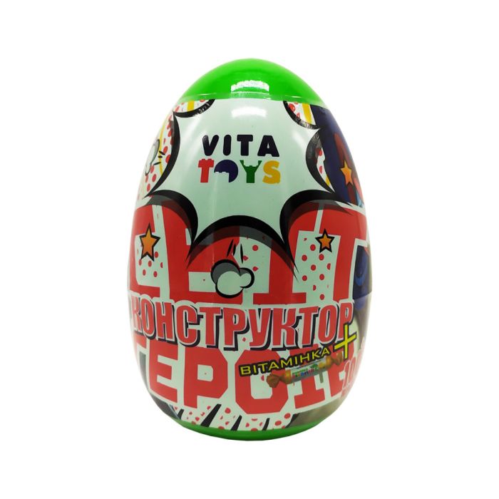 Конструктор в яйце "Герои"  Vita Toys VTK 0074 100 деталей