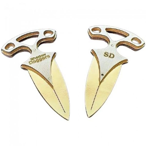 Комплект сувенирных деревянных ножей "ТЫЧКОВЫЙ GOLD" DAG-G