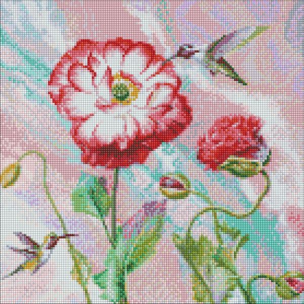 Алмазная мозаика "Легкий этюд" ©Ira Volkova Идейка AMO7459 40х40 см