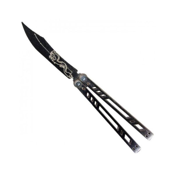 Сувенирный деревянный нож "SO-2 БАБОЧКА CHROME" Сувенир-Декор SO2BALcr