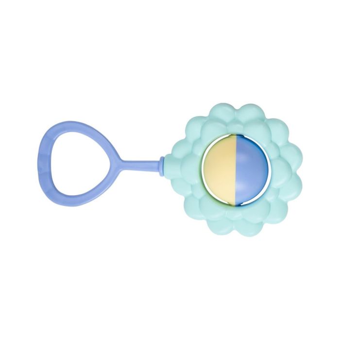 Погремушка детская Цветочек ТехноК 9321TXK для самых маленьких (Синий)