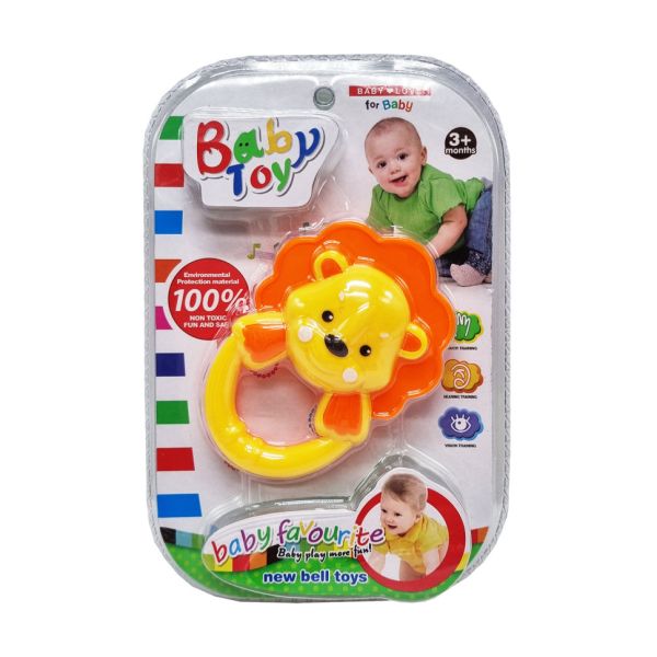 Погремушка детская 536-007, 5 видов (Львенок)