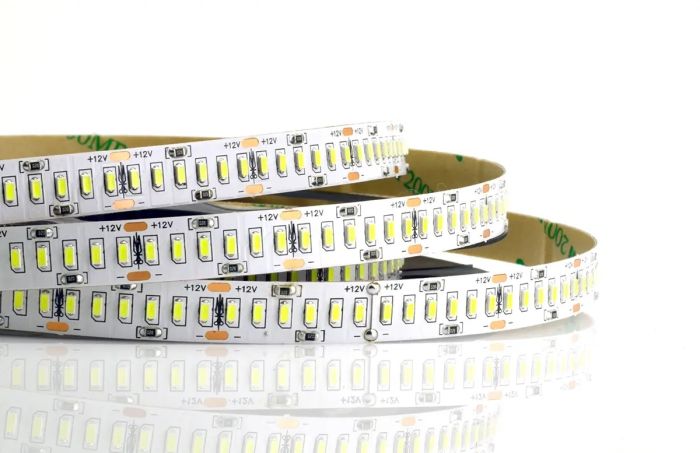 Светодиодная LED лента гибкая PROLUM Series ,S, 12V IP20 SMD3014 240led Белый (5500-6000К)