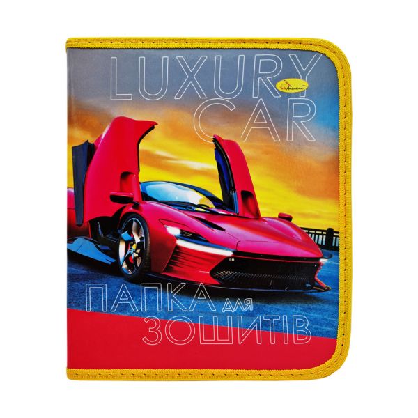 Папка для тетрадей В5 Believe in Unicorns ПШ-01-16 на молнии (Luxury car )