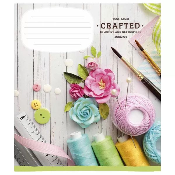 Тетрадь ученическая Hand made Crafted 024-3229L-2 в линию на 24 листа                            