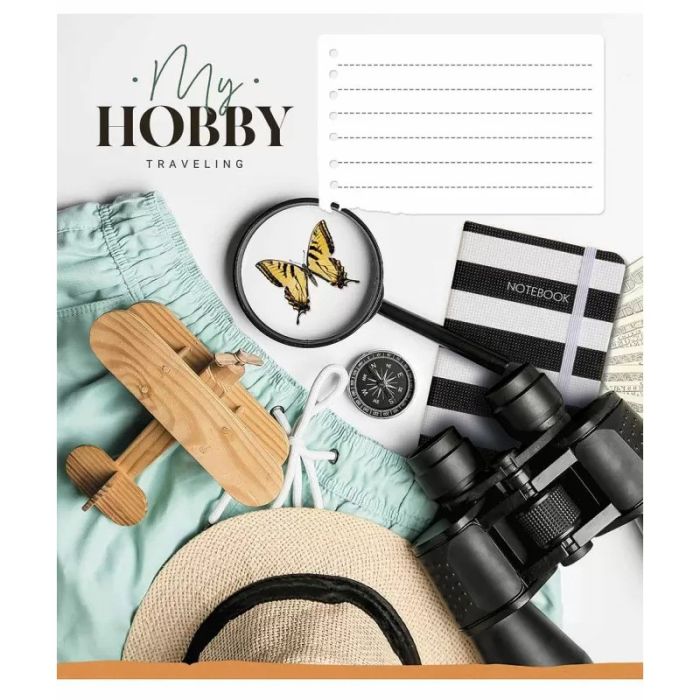 Тетрадь ученическая "My hobby" 018-3215K-5 в клетку на 18 листов