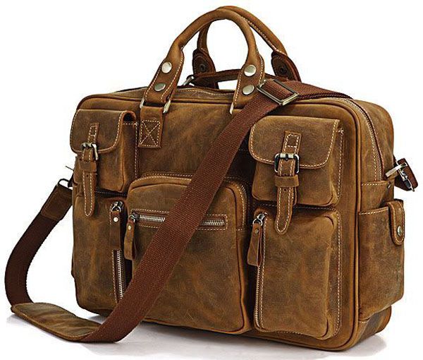 Сумка мужская Vintage 14051 в винтажном стиле Коричневая Сумка мужская Vintage 14051 в винтажном стиле Коричневая