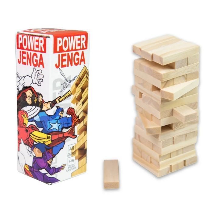 Настольная игра "Power Jenga" 30275, 48 брусков, на украинском языке